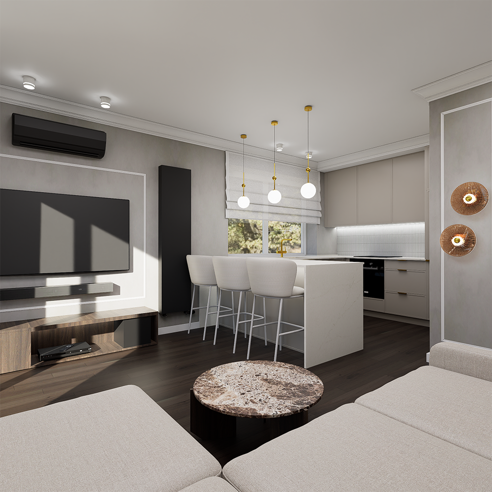 ATELIER BEŻOWYCH FAKTUR - MIESZKANIE W ŁODZI